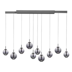 Neuhaus PURE® LED Pendelleuchte PURE E-Infinity, mystic grey mit e-Slide Funktion