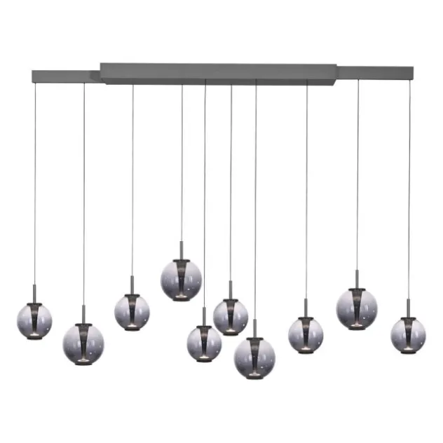 Neuhaus PURE® LED Pendelleuchte PURE E-Infinity, mystic grey mit e-Slide Funktion