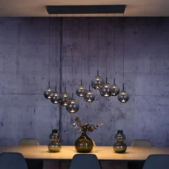 Neuhaus PURE® LED Pendelleuchte PURE E-Infinity, mystic grey mit e-Slide Funktion