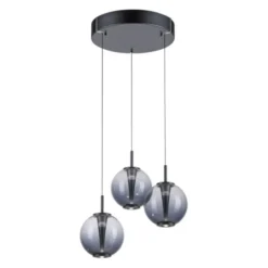 Neuhaus PURE® LED Pendelleuchte PURE E-Infinity, mystic grey, mit e-Lift Funktion