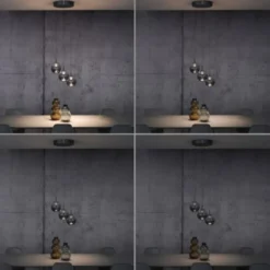 Neuhaus PURE® LED Pendelleuchte PURE E-Infinity, mystic grey, mit e-Lift Funktion
