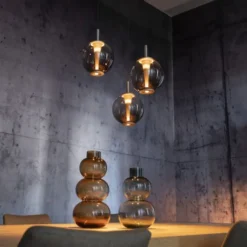 Neuhaus PURE® LED Pendelleuchte PURE E-Infinity, bronce, mit e-Lift Funktion