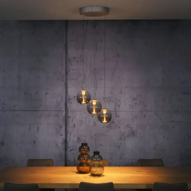 Neuhaus PURE® LED Pendelleuchte PURE E-Infinity, bronce, mit e-Lift Funktion