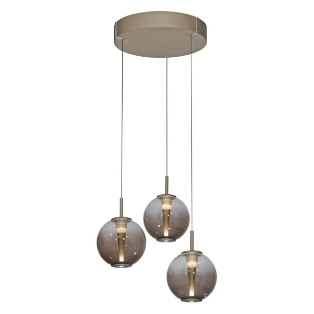 Neuhaus PURE® LED Pendelleuchte PURE E-Infinity, bronce, mit e-Lift Funktion