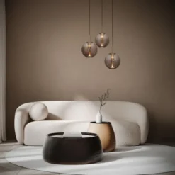Neuhaus PURE® LED Pendelleuchte PURE E-Infinity, bronce, mit e-Lift Funktion