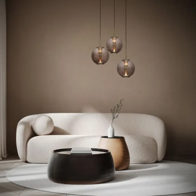 Neuhaus PURE® LED Pendelleuchte PURE E-Infinity, bronce, mit e-Lift Funktion