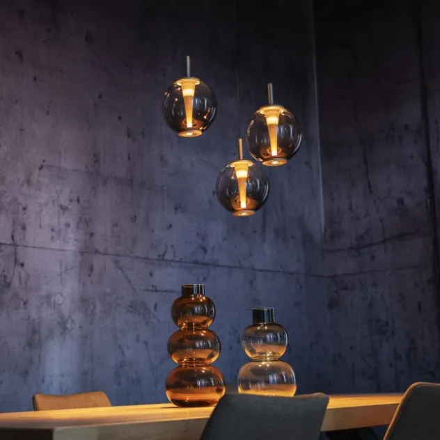 Neuhaus PURE® LED Pendelleuchte PURE E-Infinity, bronce, mit e-Lift Funktion