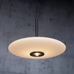 Neuhaus PURE® LED Pendelleuchte PURE E-Vitrum, dark-metal brown, höhenverstellbar