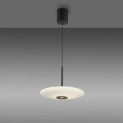 Neuhaus PURE® LED Pendelleuchte PURE E-Vitrum, dark-metal brown, höhenverstellbar