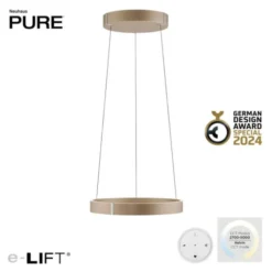 Neuhaus PURE® LED Pendelleuchte PURE E-Clipse bronce