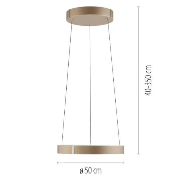 Neuhaus PURE® LED Pendelleuchte PURE E-Clipse bronce