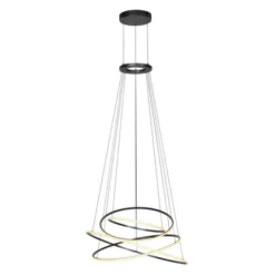 Neuhaus PURE® LED Pendelleuchte PURE E-Flying Rings mystic grey (grau)