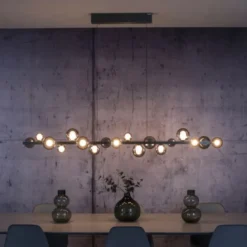 Neuhaus PURE® LED Pendelleuchte PURE E-Popup,platin (grau)