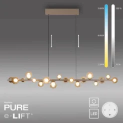 Neuhaus PURE® LED Pendelleuchte PURE, bronce
