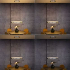 Neuhaus PURE® LED Pendelleuchte PURE E-Loop stone (alu)