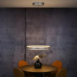 Neuhaus PURE® LED Pendelleuchte PURE E-Loop stone (alu)
