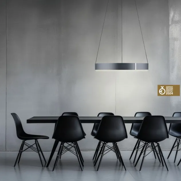 Neuhaus PURE® LED Pendelleuchte PURE E-Clipse mystic grey (grau)