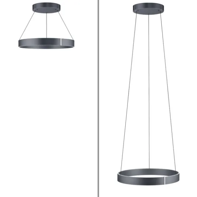 Neuhaus PURE® LED Pendelleuchte PURE E-Clipse mystic grey (grau)