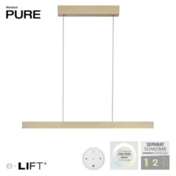 Neuhaus PURE® LED Pendelleuchte PURE E-Motion, imperial gold