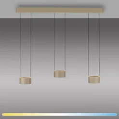 Neuhaus PURE® LED Pendelleuchte PURE Clipse, bronce, Fernbedienung, Comfort Lift