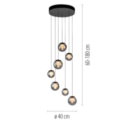 Neuhaus PURE® LED Pendelleuchte PURE Popup, mystic grey