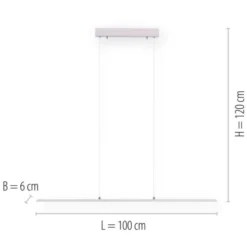 Neuhaus PURE® LED Pendelleuchte PURE Lite, diamond CCT dimmbar