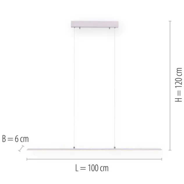 Neuhaus PURE® LED Pendelleuchte PURE Lite, diamond CCT dimmbar