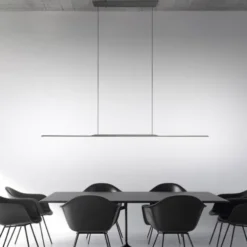 Neuhaus PURE® LED Pendelleuchte PURE Surface, platin (grau) 125x25 höhenverstellbar