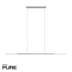 Neuhaus PURE® LED Pendelleuchte PURE Surface, platin (grau) 125x25 höhenverstellbar