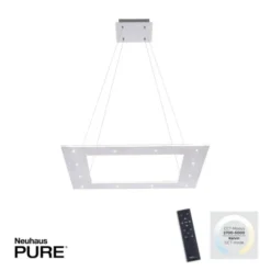 Neuhaus PURE® LED Pendelleuchte PURE Cosmo, quadratisch, Touchdimmer, CCT