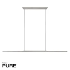 Neuhaus PURE® LED Pendelleuchte PURE Surface, platin (grau),160x25 höhenverstellbar