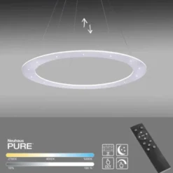 Neuhaus PURE® LED-Pendelleuchte PURE Cosmo, kreisrund, Lichtfarbensteuerung, dimmbar