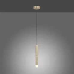Neuhaus PURE® LED Pendelleuchte PURE Vega, messing-matt, 1-flammig