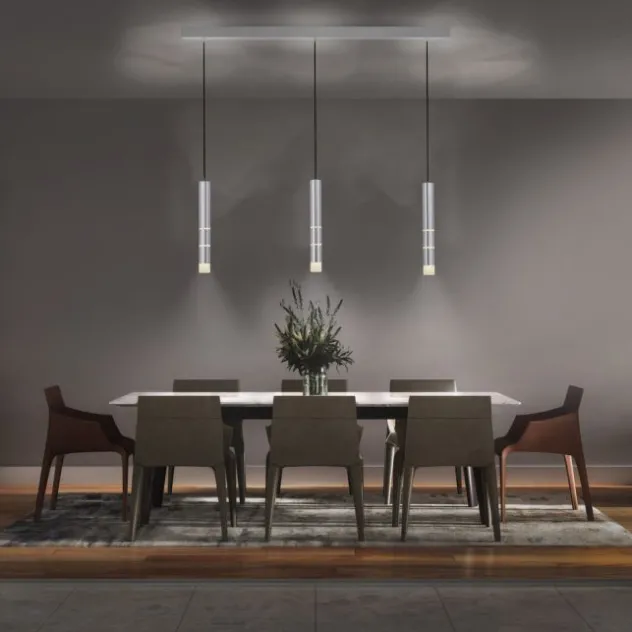 Neuhaus PURE® LED Pendelleuchte PURE Vega,aluminium, 1-flammig, mit Lichtmodi
