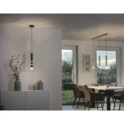 Neuhaus PURE® LED Pendelleuchte PURE Vega,aluminium, 1-flammig, mit Lichtmodi