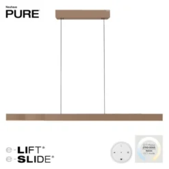 Neuhaus PURE® LED Pendelleuchte PURE Moto-Rise, bronce