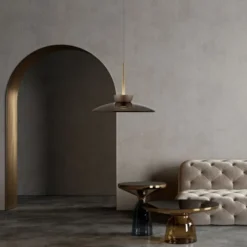 Neuhaus PURE® LED Pendelleuchte PURE Moon, bronce, höhenverstellbar