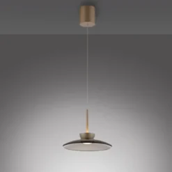 Neuhaus PURE® LED Pendelleuchte PURE Moon, bronce, höhenverstellbar
