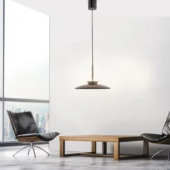 Neuhaus PURE® LED Pendelleuchte PURE E-Moon bronce, höhenverstellbar