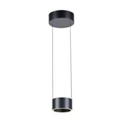 Neuhaus PURE® LED Pendelleuchte PURE Clipse, platin (grau), Fernbedienung, Comfort Lift