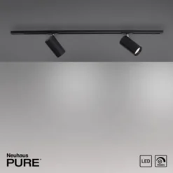 Neuhaus PURE® LED Schienenleuchte PURE Technik, schwarz, dimmbar, erweiterbar, drehbar