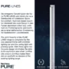 Neuhaus PURE® LED Stehleuchte PURE Lines Floor, diamond (alu) dimmbar