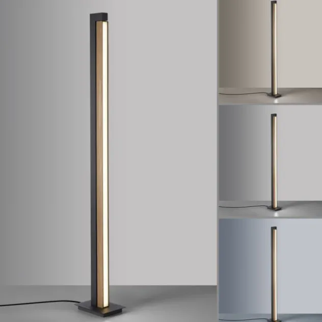 Neuhaus PURE® LED Stehleuchte PURE-LINES Floor oak/ graphite
