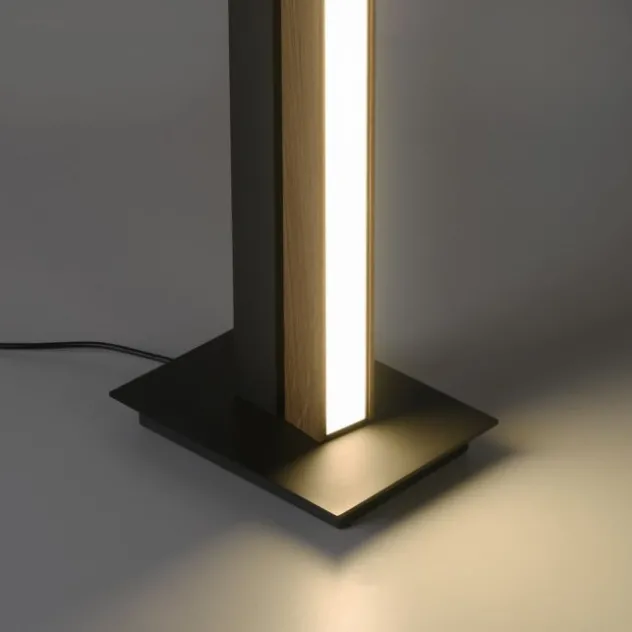 Neuhaus PURE® LED Stehleuchte PURE-LINES Floor oak/ graphite