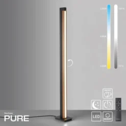Neuhaus PURE® LED Stehleuchte PURE-LINES Floor oak/ graphite