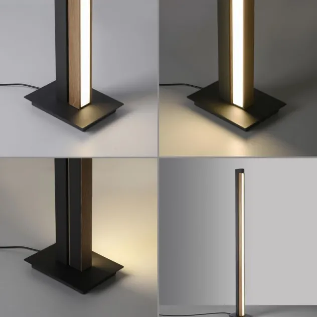 Neuhaus PURE® LED Stehleuchte PURE-LINES Floor oak/ graphite