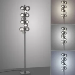 Neuhaus PURE® LED Stehleuchte PURE Popup platin (grau)