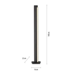 Neuhaus PURE® LED Stehleuchte PURE Lines Floor, graphite