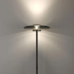 Neuhaus PURE® LED Stehleuchte PURE Vitrum platin (grau)
