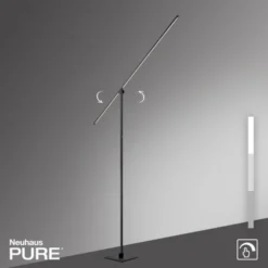 Neuhaus PURE® LED Stehleuchte PURE Grafo, black pearl